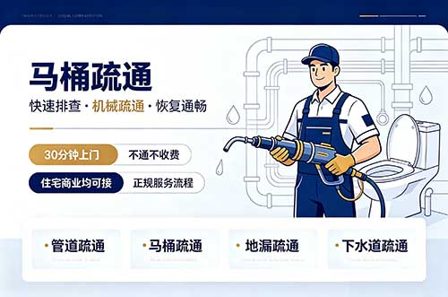 宜城马桶疏通