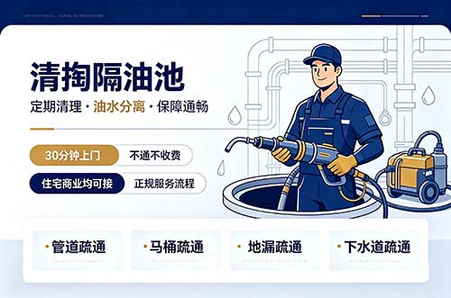 宜城清掏隔油池